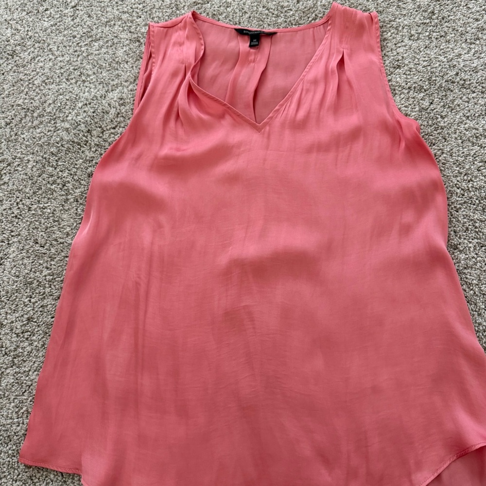 Banana Republic silk Women's Pink Sleeveless Top